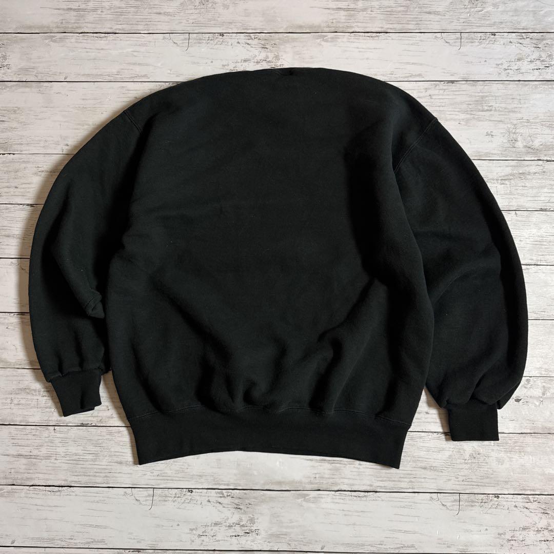 プ*ん様 90s ラッセルアスレティック USA製 無地スウェット ブラック L
