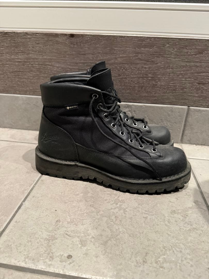 防水ハイカットワークブーツ 黒