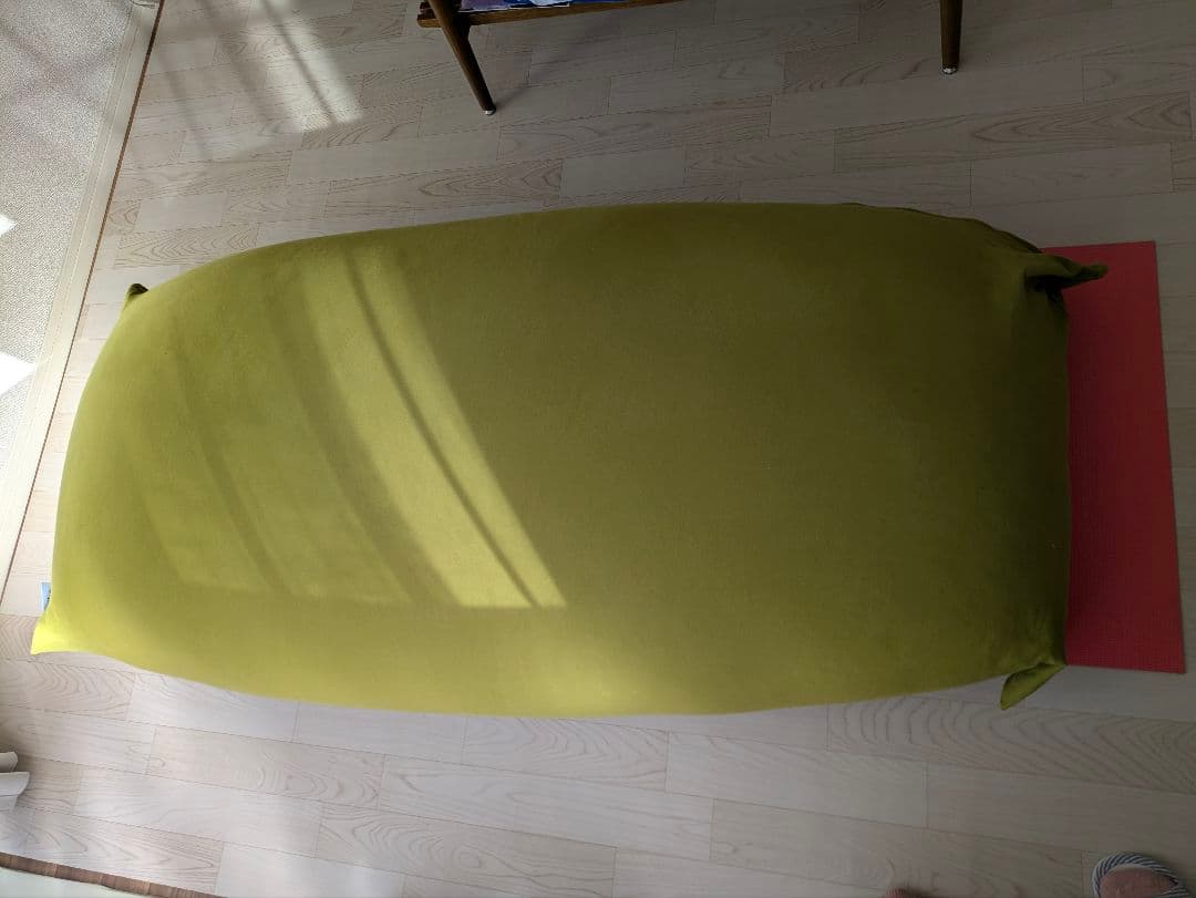 【引き取り優先】yoibo ビーズクッション マックス ライムグリーン