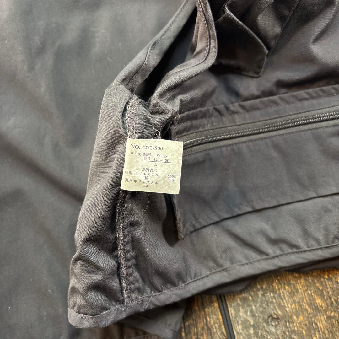 古着　フィッシングベスト　ブラック　フライベスト　多ポケット L アウトドア