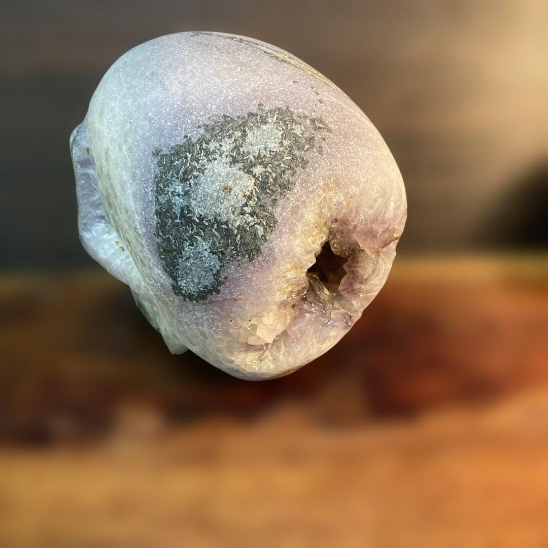 アメジスト　クリスタル　スカル 天然石 頭蓋骨