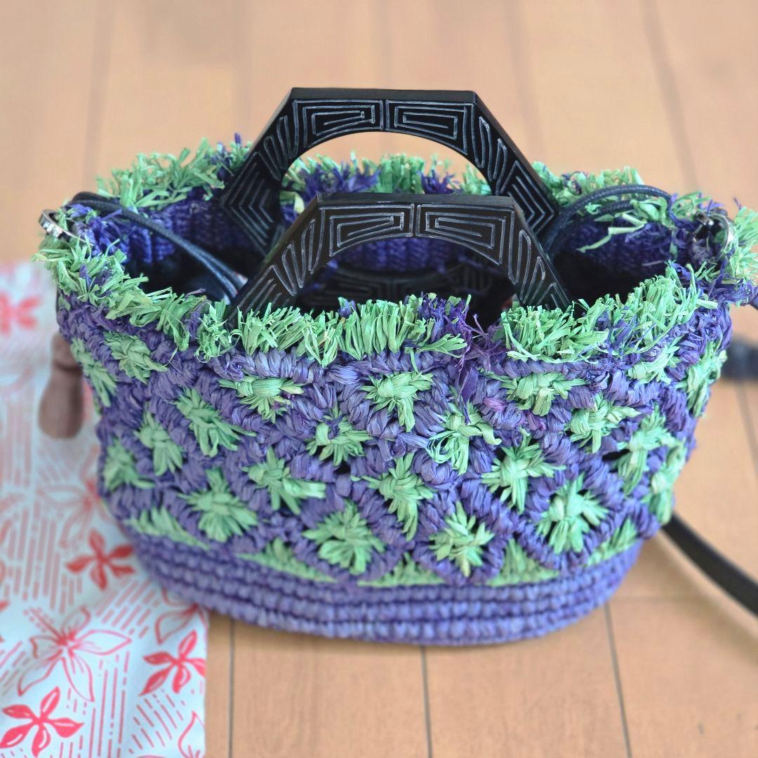 Jamin Puech　カゴバッグ　H.P.France　ショルダー　フランス