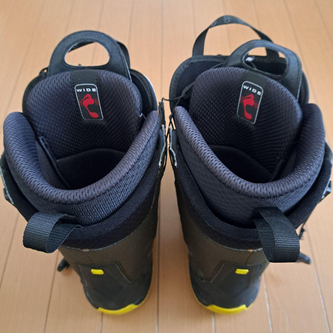 【25.5㎝】Salomon スノーボードブーツ ワイドフィット ブラック