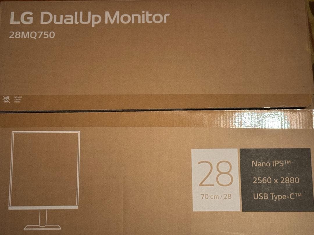 LG デュアルアップ モニター 28MQ750-C 27.6インチ