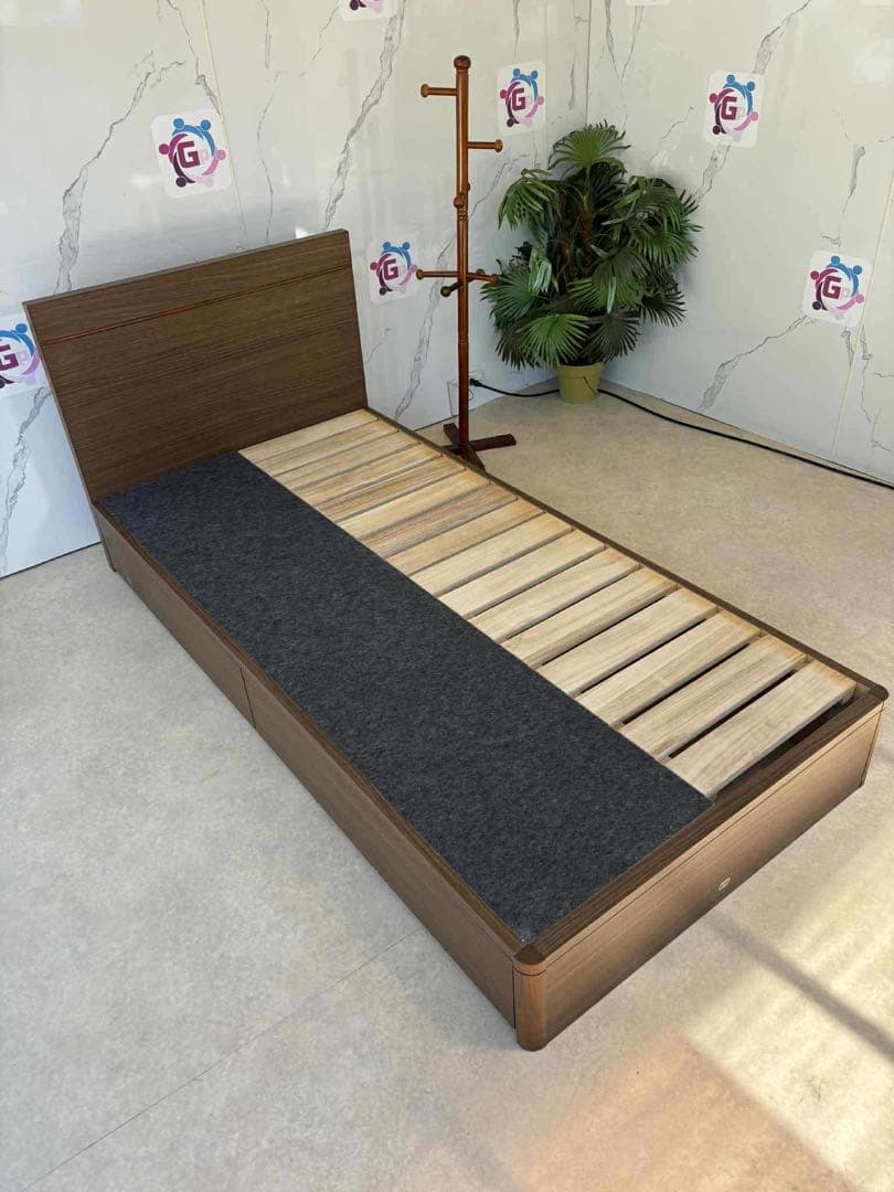 【SIMMONS】シングルベッドフレーム（100×200cm）