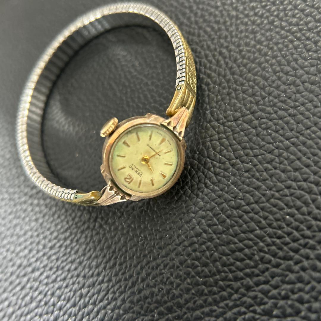 ＤＥＮ－ＲＯ ゴールド14Ｋ　金無垢　手巻き腕時計 アンティーク　ヴィンテージ