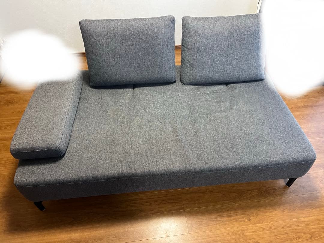 島忠ホームズ オリジナル 2人掛けソファ 右肘クッション