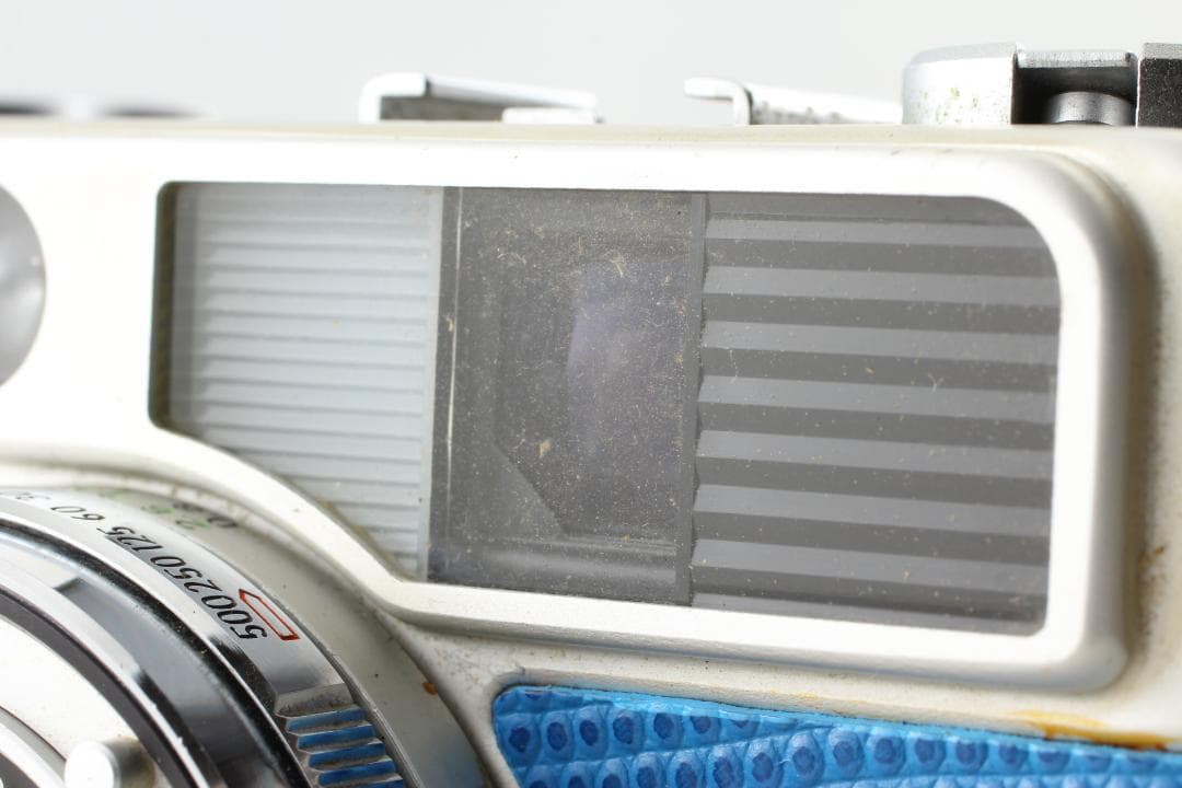 【整備済　美品】ブルー Canon Demi EE17　露出計OK #1321