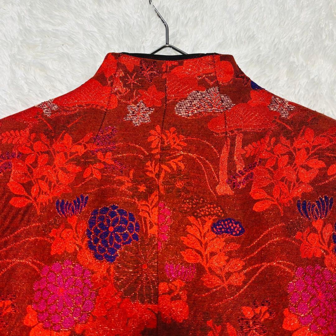 80s 希少 エルカ期 KENZO フラワー 花柄 総柄 ジップアップジャケット