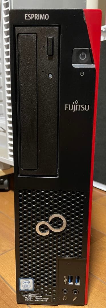 富士通 デスクトップPC esprimo i3-9100 SSD256GB