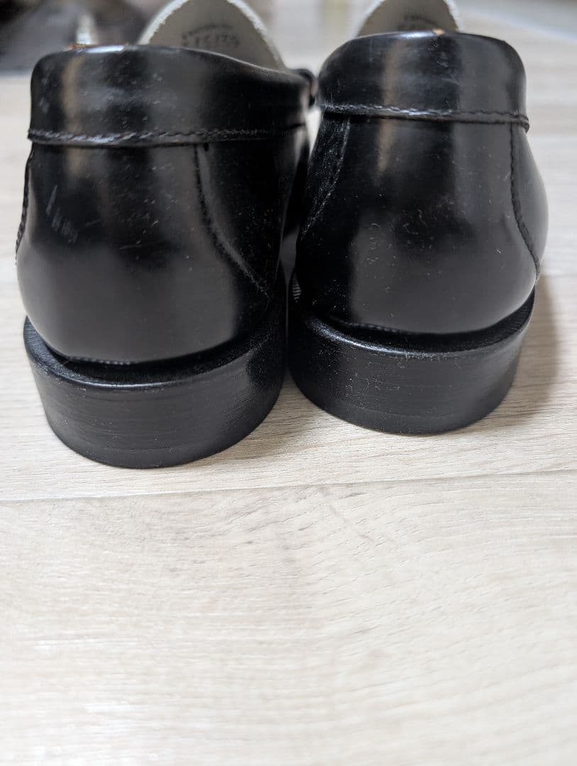 GHbass Weejuns ブラック/ホワイト ローファー