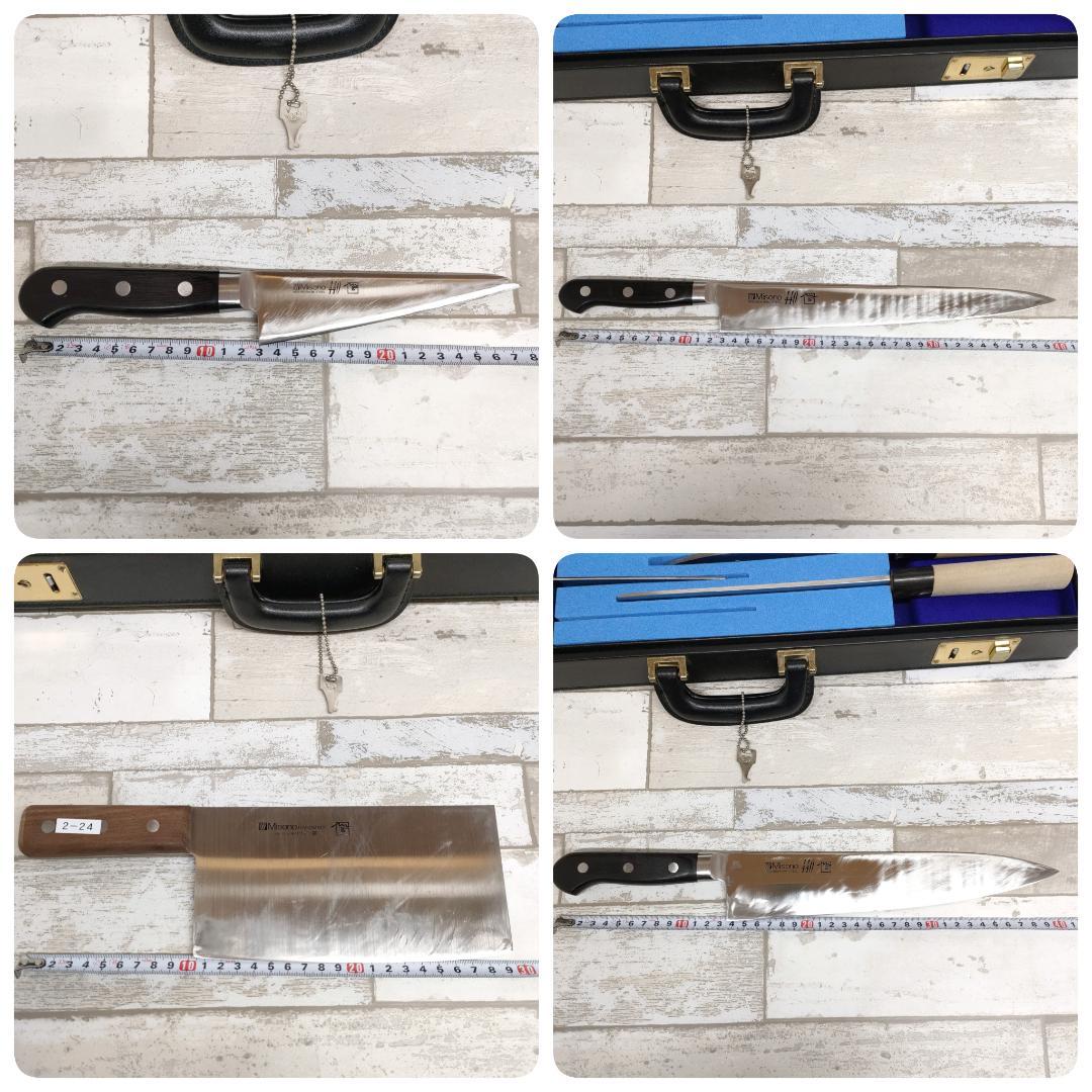 武蔵野調理 misono ミソノ 包丁 セット 牛刀 三徳 出刃 柳刃 ほか