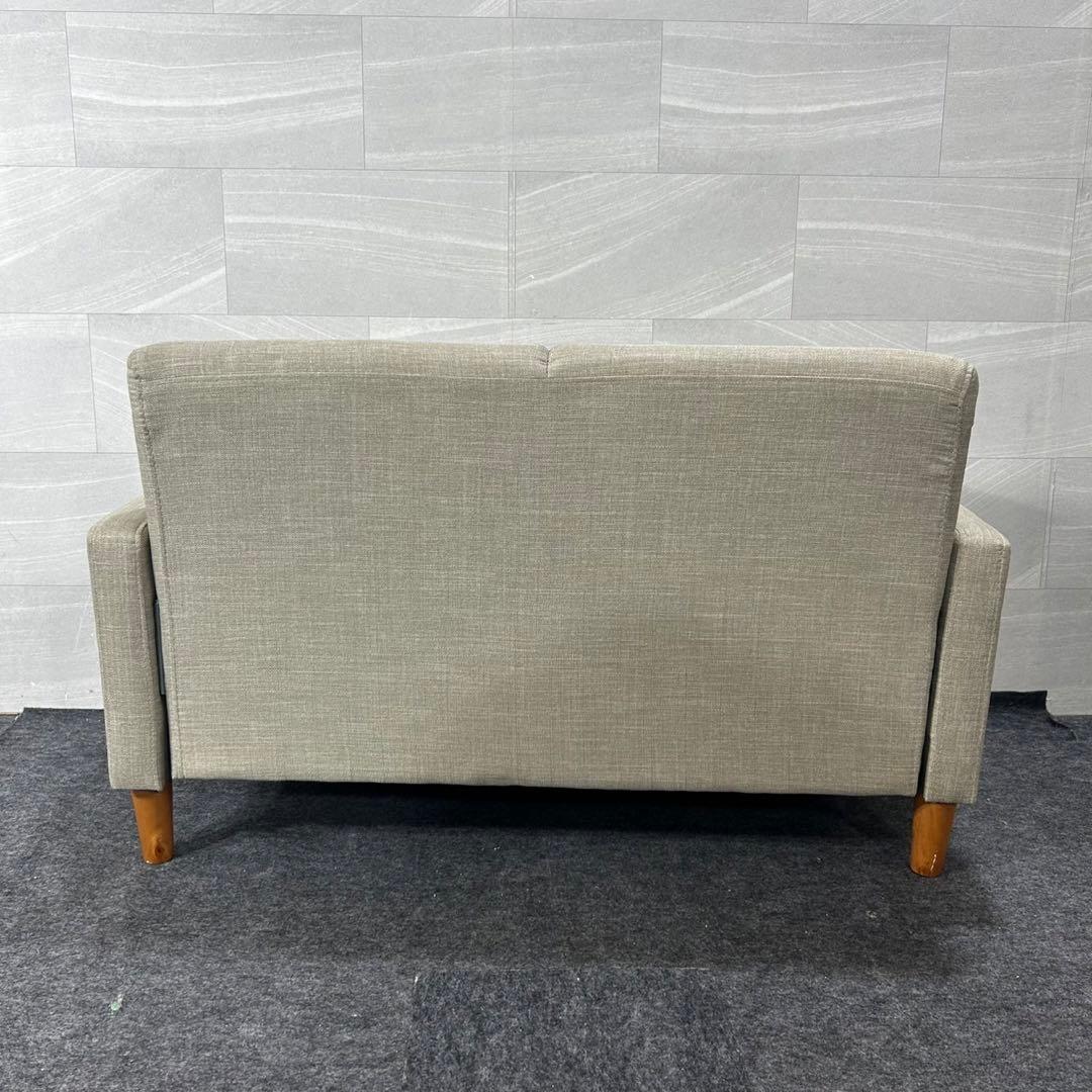 家具350 ソファ 2人掛け Emma ベージュ コンパクト 家具 d4532