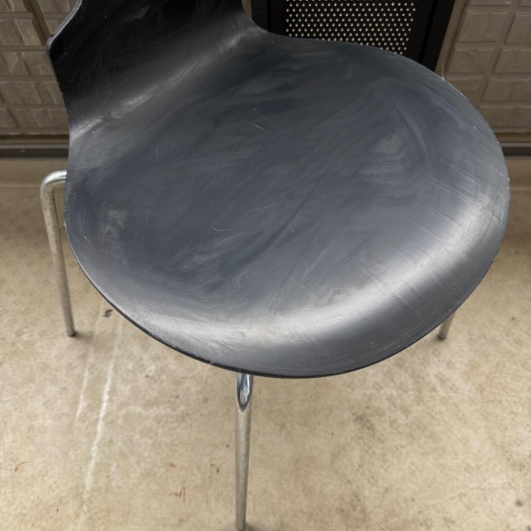 フリッツ・ハンセン　セブンチェア　ブラック　デザインチェア　椅子