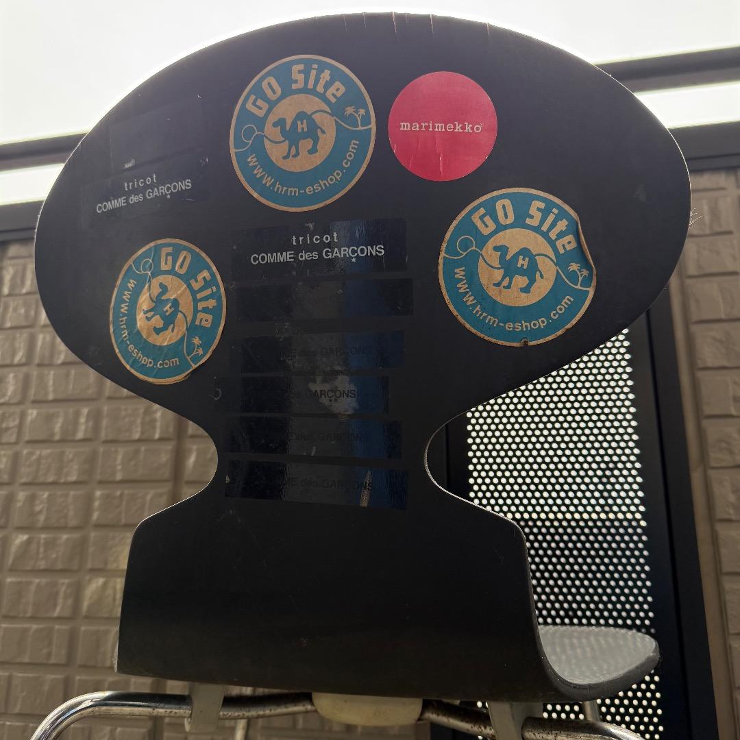 フリッツ・ハンセン　セブンチェア　ブラック　デザインチェア　椅子