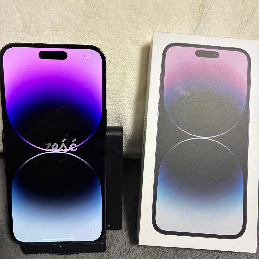 う*ん様 Apple iPhone 14 Pro max ディープパープル 本体