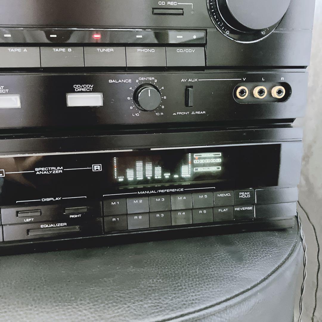 【希少】ケンウッド ROXY DG55 チューナー アンプ グライコ R-5E