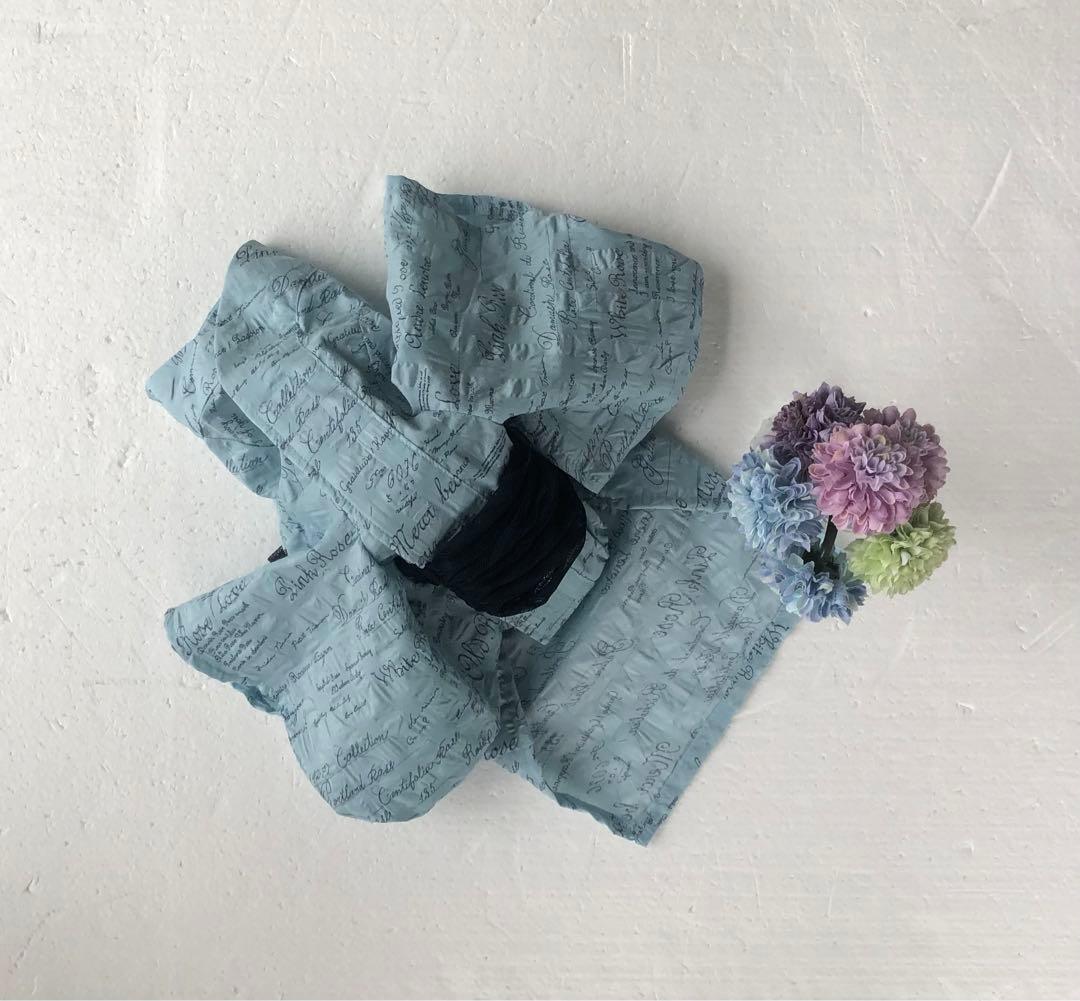 イタグレ　ウィペット　浴衣　ブルー