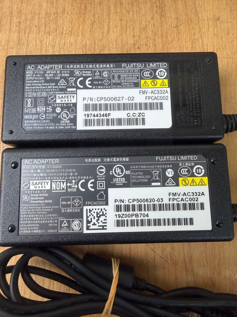 【30個】Fujitsu 純正AC 19v 3.42A FMV-AC332A