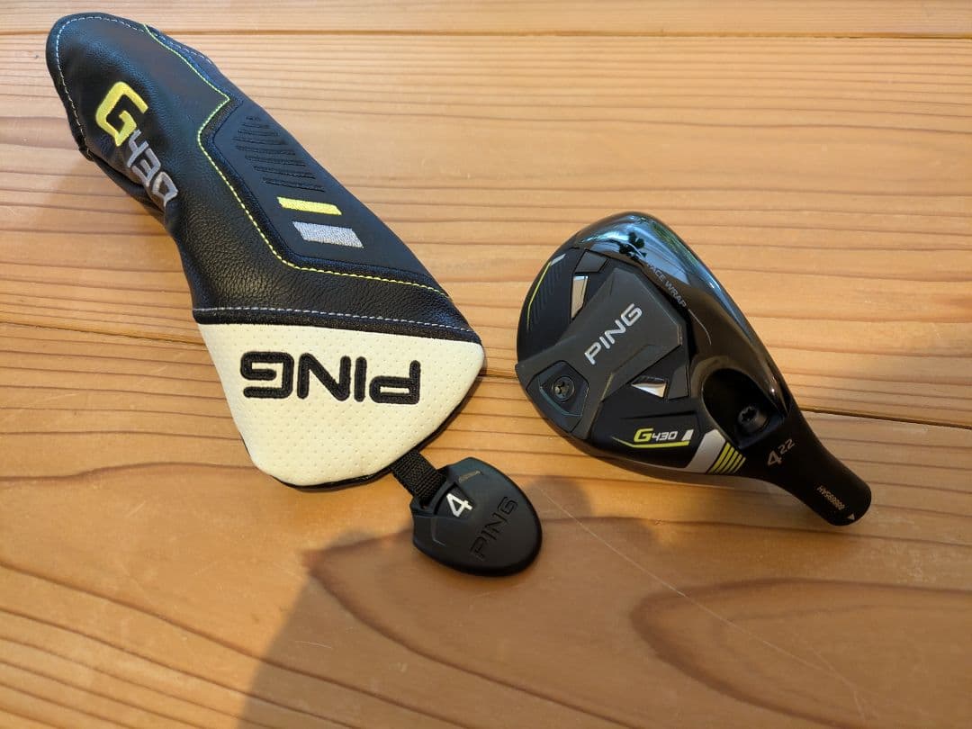 送料無料！美品　PING G430 4番　22°　ヘッドカバー付きヘッドのみ