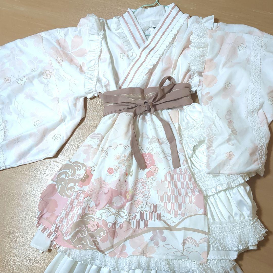 浴衣ドレス ピンク 大人 和ロリ 地雷系 量産型 姫ギャル