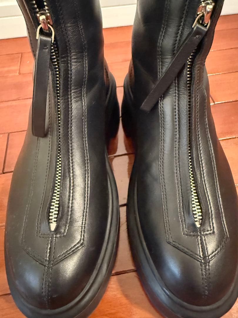THE ROW ZIPPED BOOTS black サイズ36