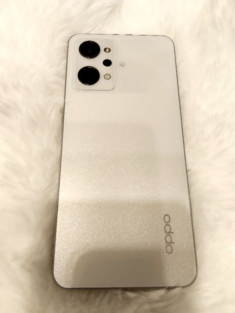 【SIMフリー】OPPO Reno9A ムーンホワイト 新品ガラスフィルム付