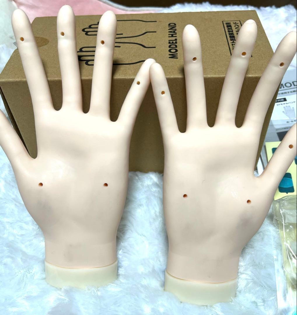 美品 モデルハンド ネイリスト技能検定試験用