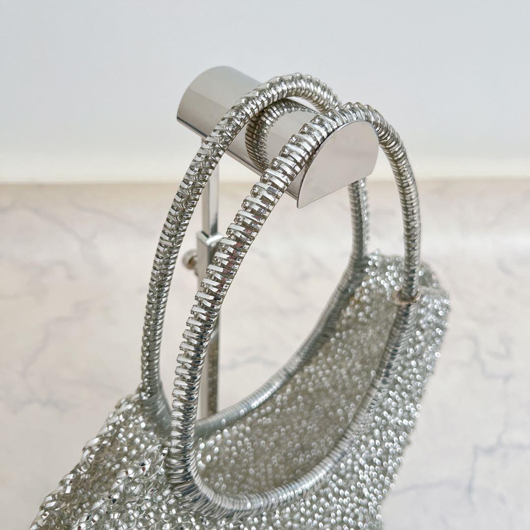 美品 ANTEPRIMA スタンダードII バスケットバッグ シルバー