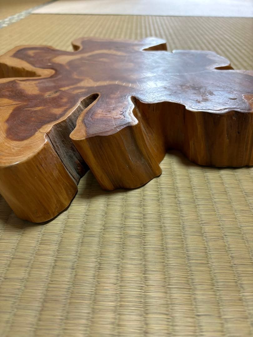 欅 けやき 無垢 一枚板 飾り台 敷板 花台 香炉台 天然木