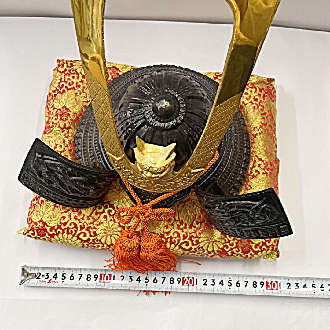 お値下げ中＊侍、サムライ、源氏兜、兜、鋳物、節句、端午の節句、美術工芸品