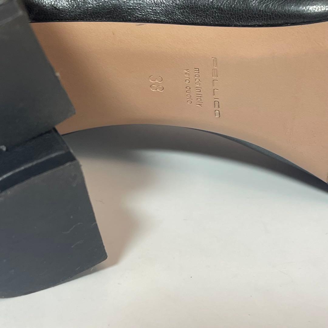 【極美品】PELLICO ペリーコ ストレッチブーツ ブラック 38 レザー