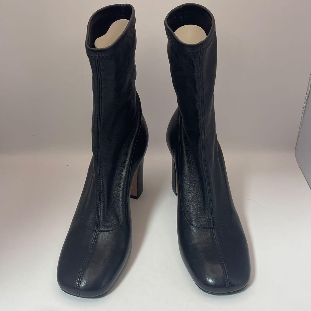 【極美品】PELLICO ペリーコ ストレッチブーツ ブラック 38 レザー