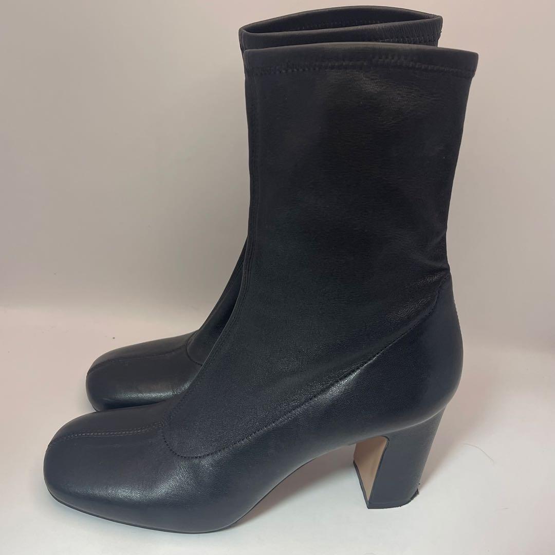 【極美品】PELLICO ペリーコ ストレッチブーツ ブラック 38 レザー