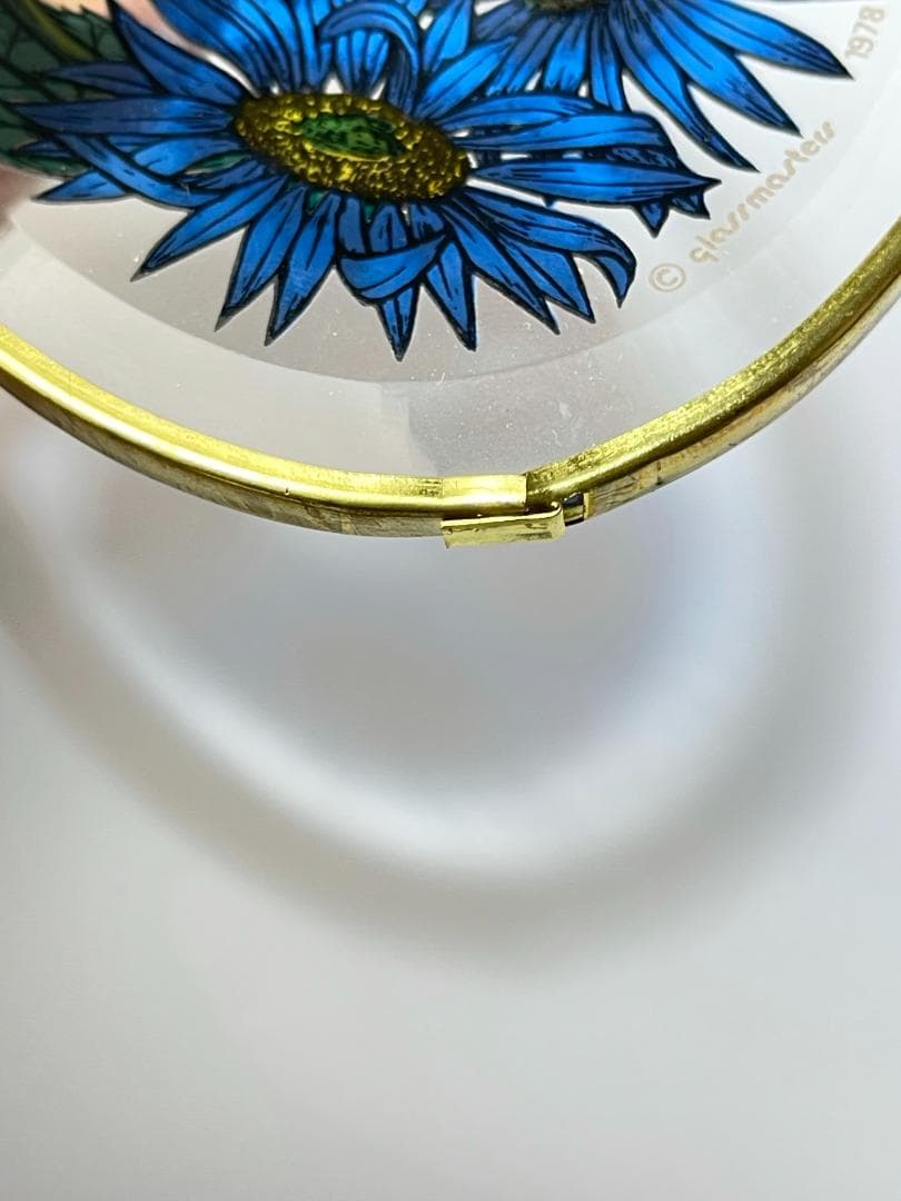 グラスマスターズ社 ステンドグラス 蝶と花