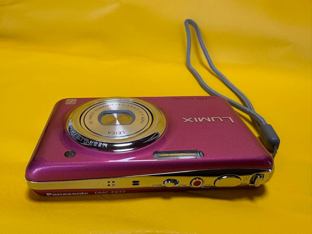 す*〜様 パナソニック　LUMIX FX77 ピンク