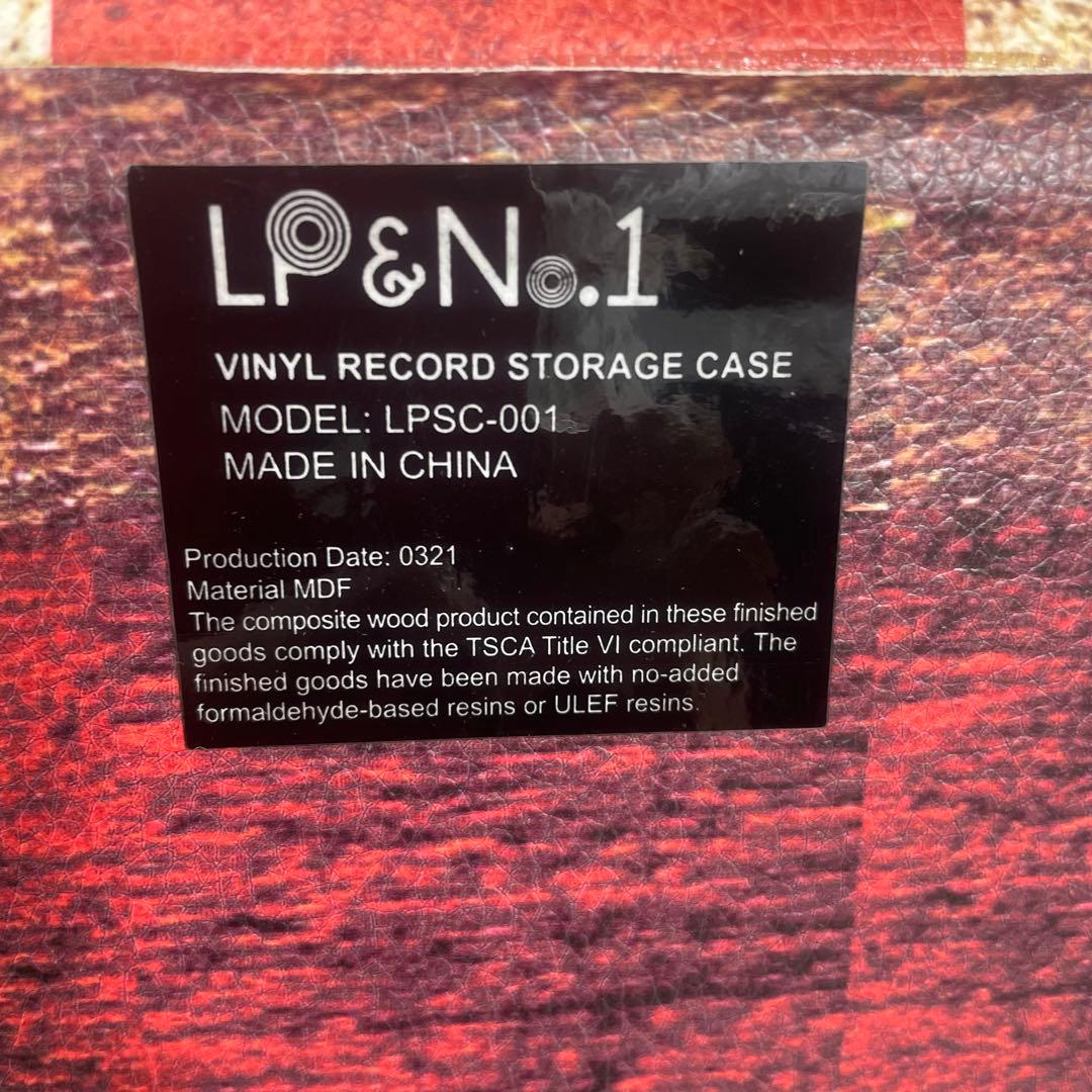LP&NO1 レコード収納キャリーケース　バッグ　ユニオンジャック