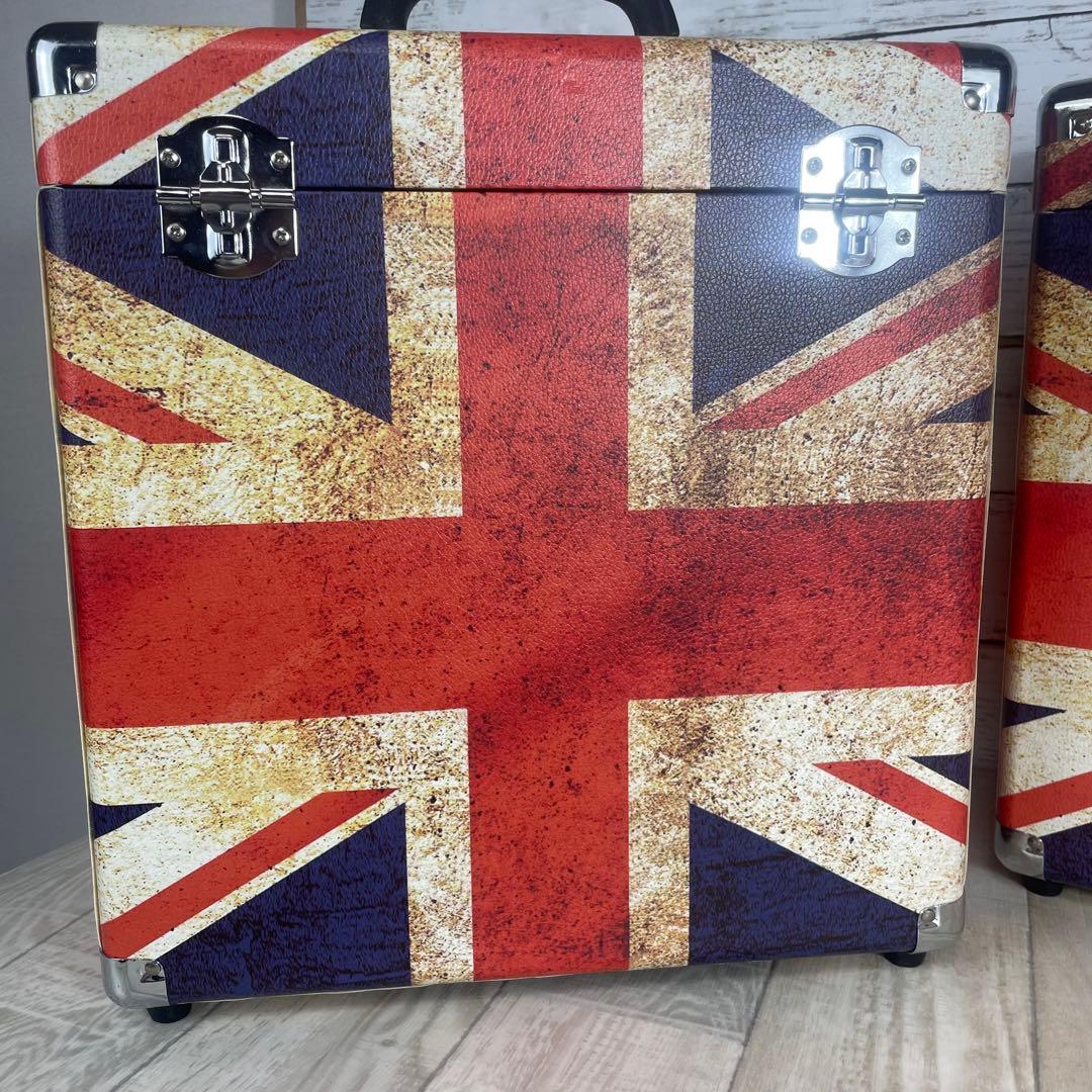 LP&NO1 レコード収納キャリーケース　バッグ　ユニオンジャック