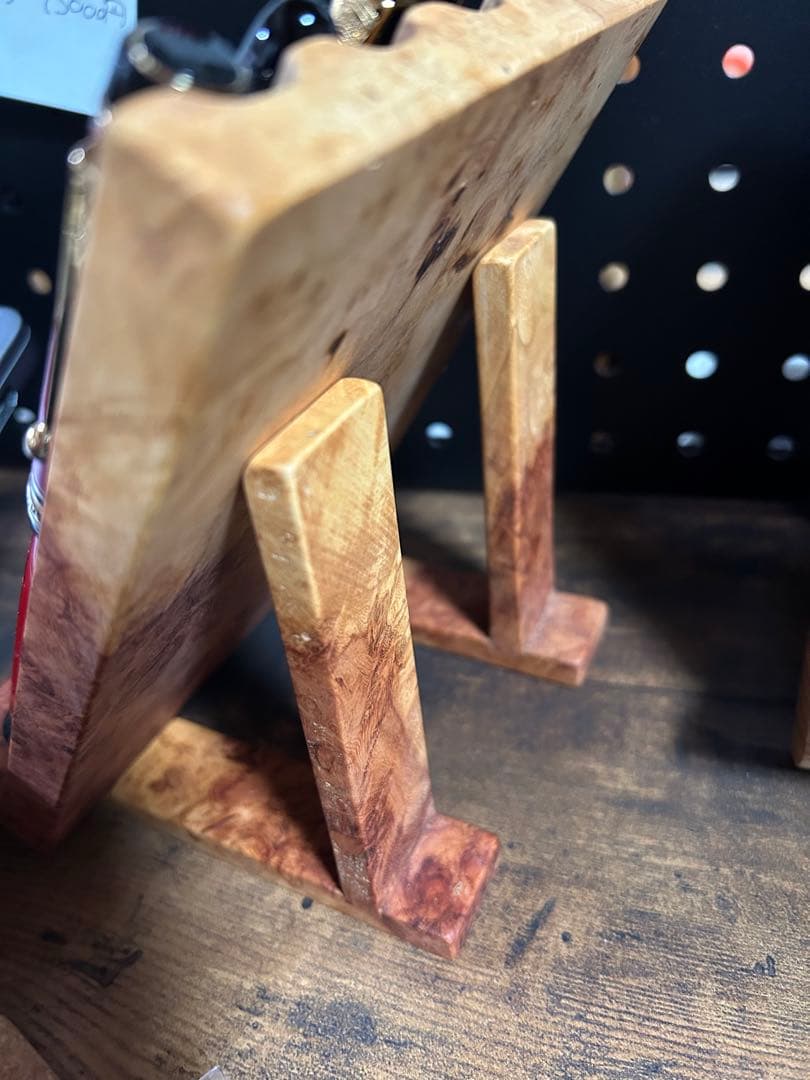 kentaro-papa ケンタロウパパ　花梨紅白　ペンスタンド　ペン立て　楔