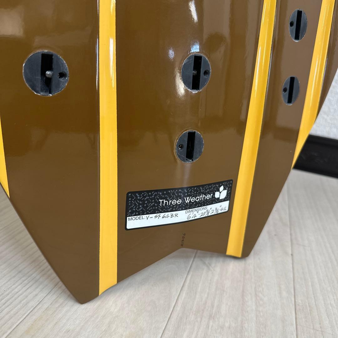 【引取限定】未使用品 THREE WEATHER Surfboards 補修必要
