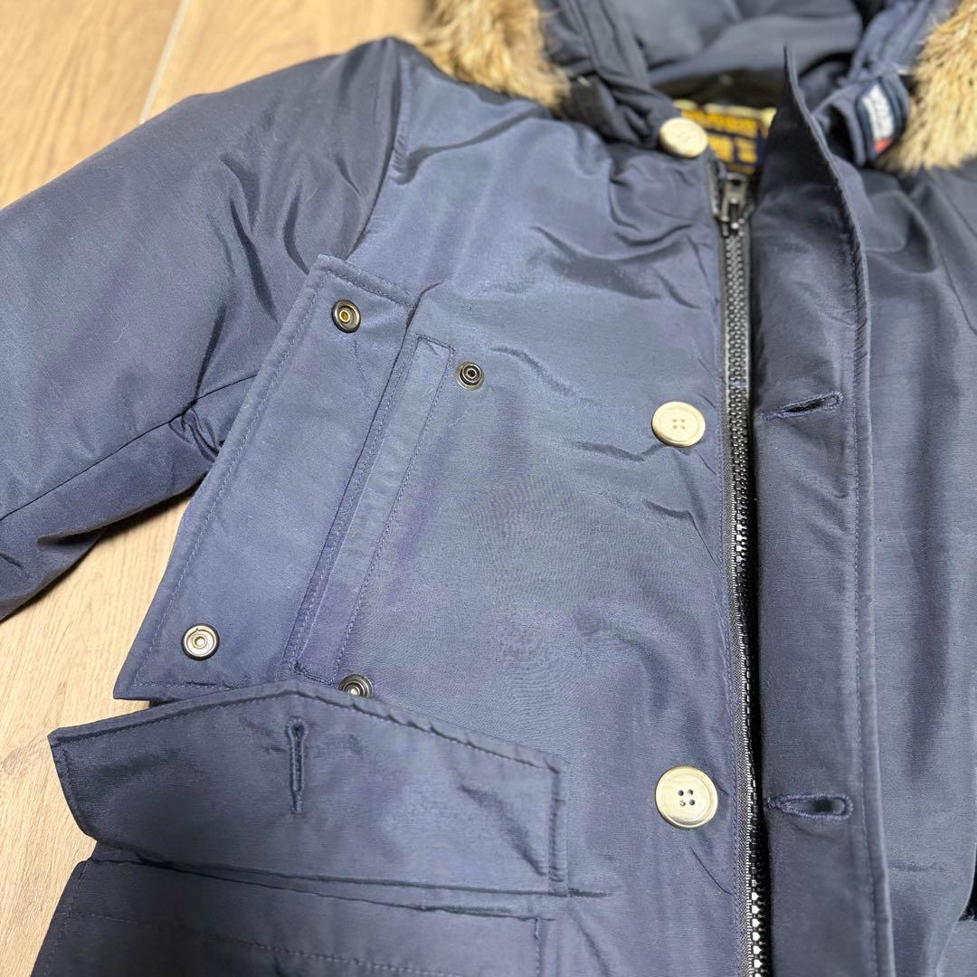 【カナダ製】WOOLRICH ウールリッチ アークティックパーカー ネイビー S