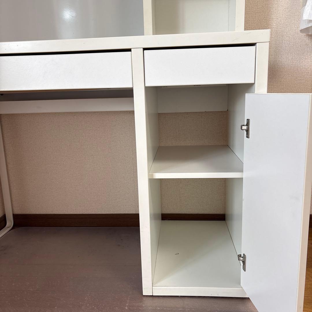 ホワイトデスク 事務机・学習机