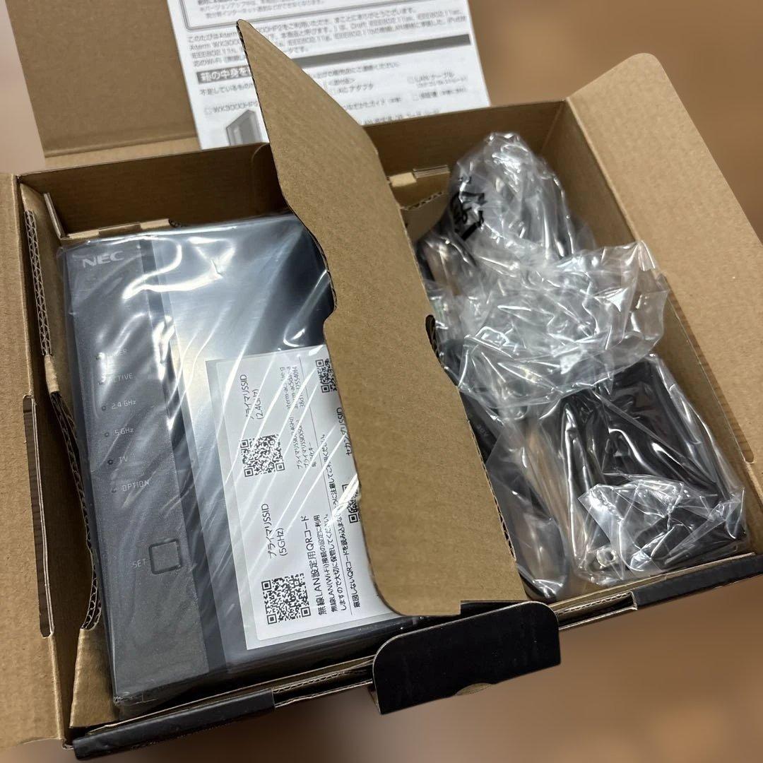NEC Wi-Fi 6 無線LANルーター PA-WX3000HP2