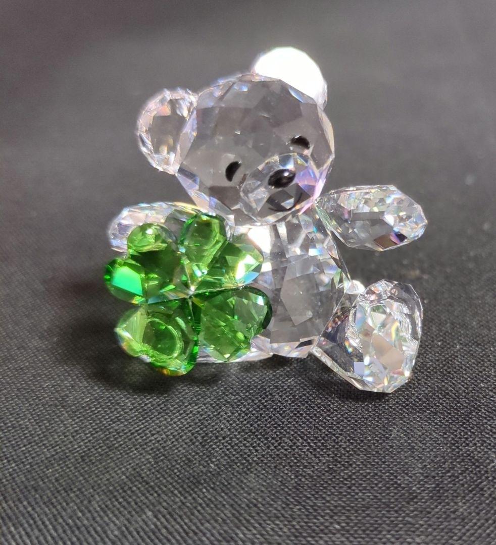 スワロフスキー　クリスベア グッドラック　クローバー新品未使用