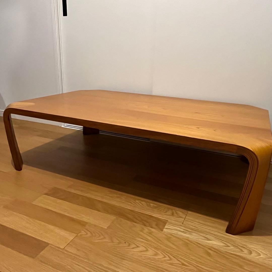 天童木工 座卓 ローテーブル 曲げ木 成形合板 和室 リビングテーブル