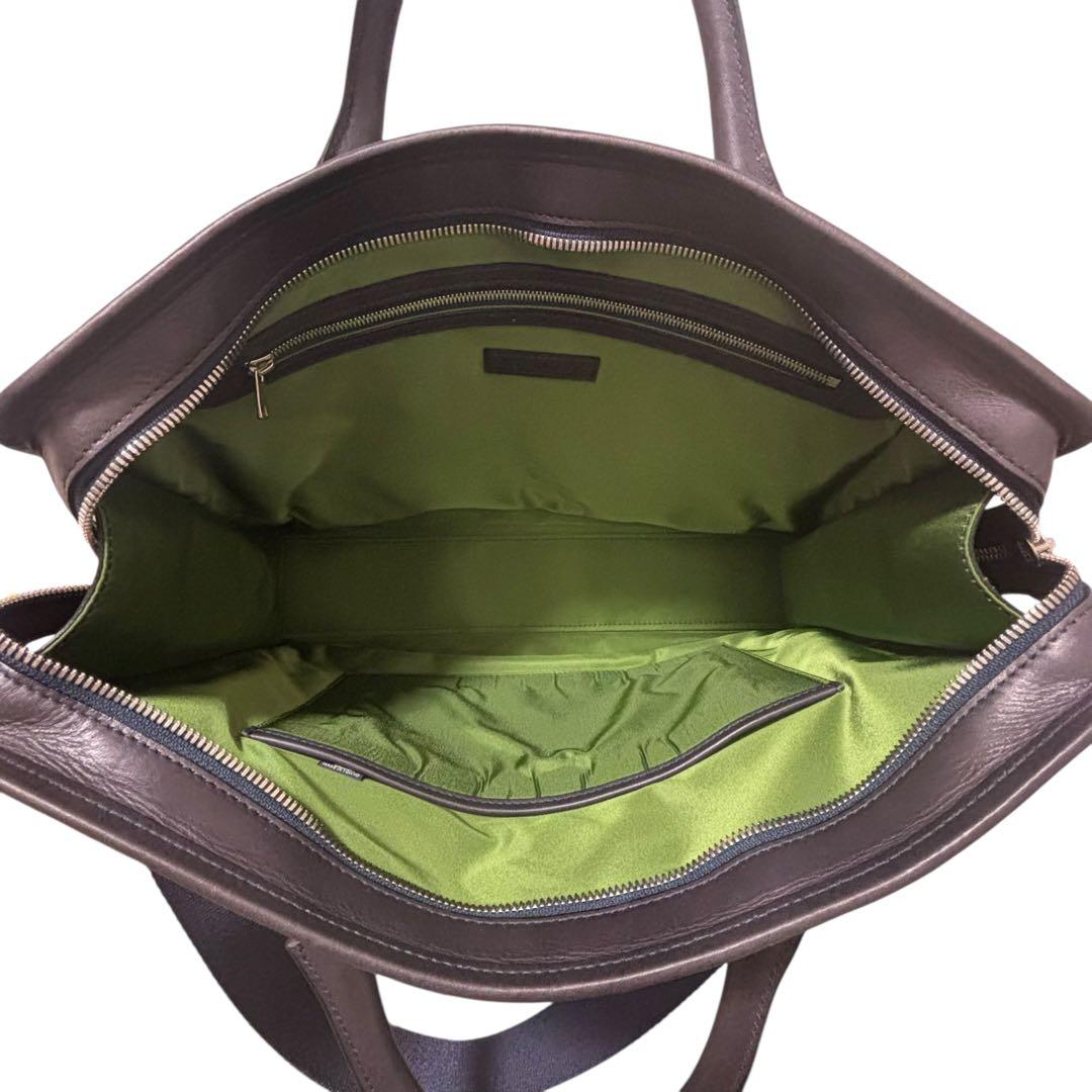 希少✨フラソリティ　2way ショルダーバッグ　ビジネス　ブラック　レザー