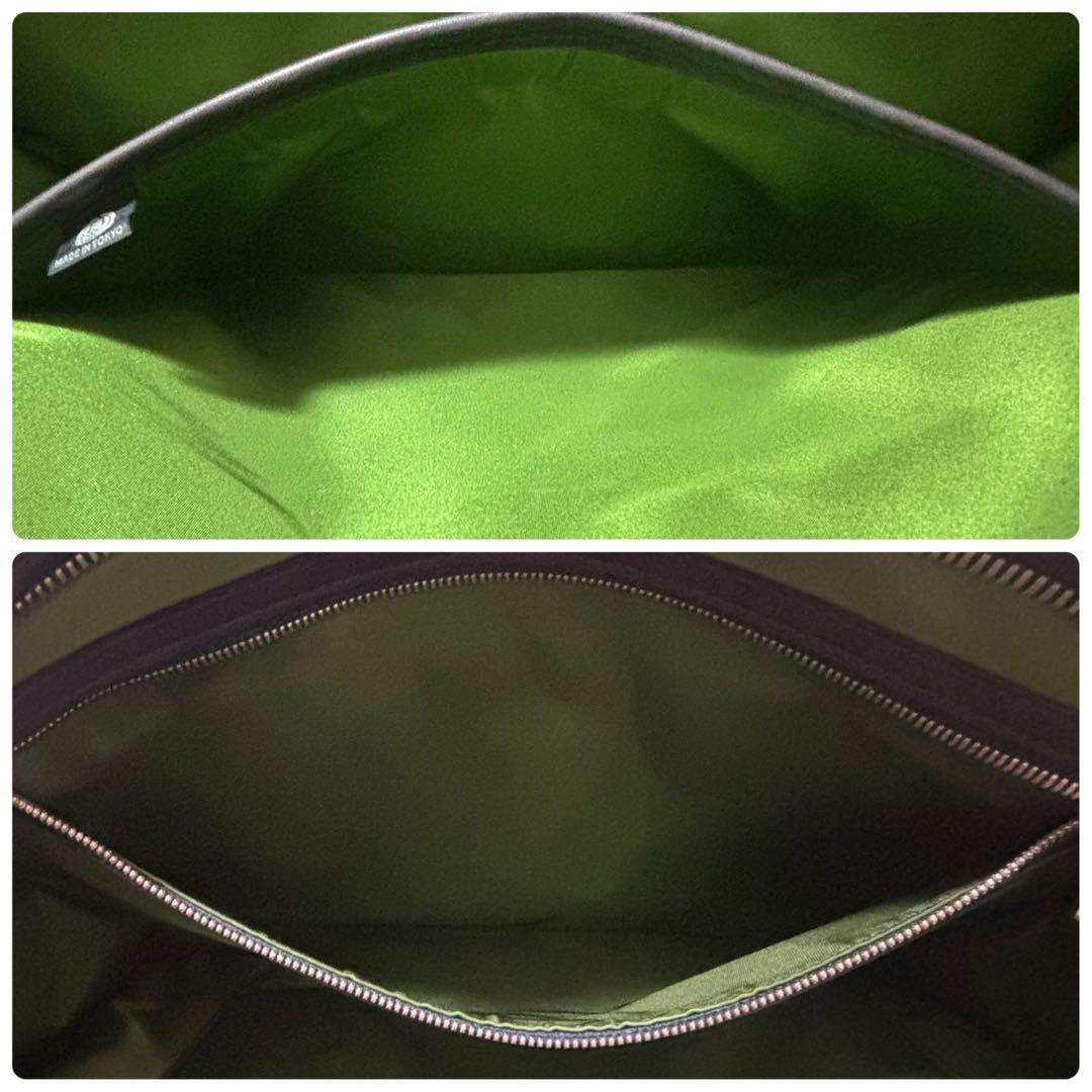 希少✨フラソリティ　2way ショルダーバッグ　ビジネス　ブラック　レザー