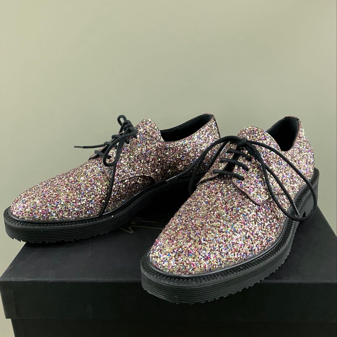〓GIUSEPPE ZANOTTI×PEACEMINUSONE〓 グリッター 靴