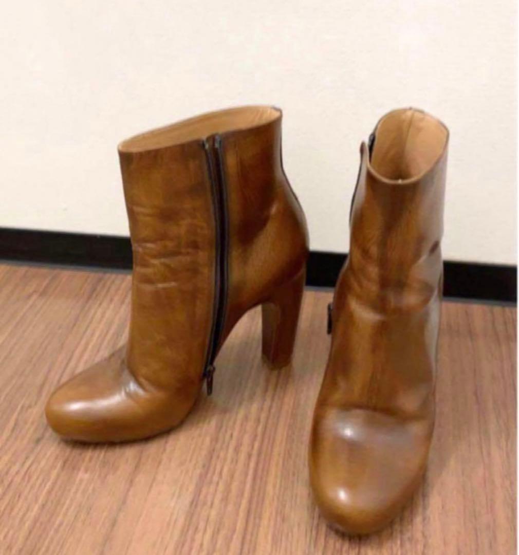 Maison Margiela マルジェラ　本革　レザー　ショートブーツ　37