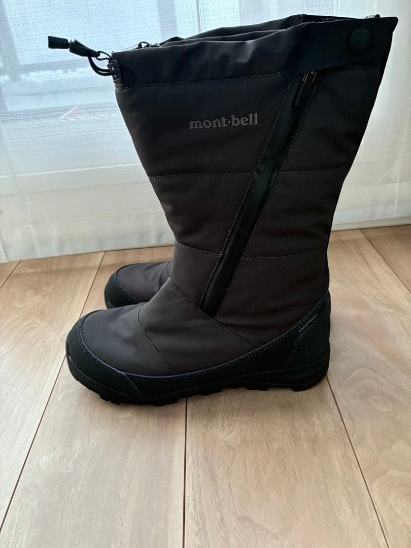 mont-bell ロングブーツ ダークグレー